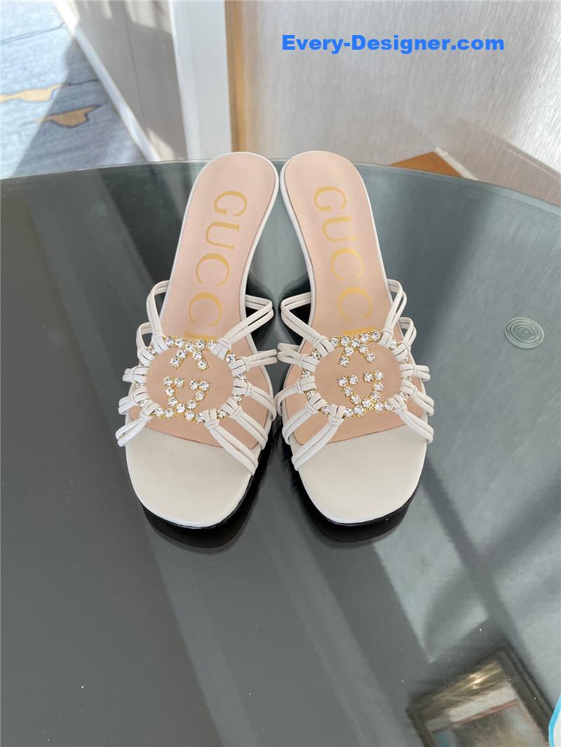 Gvc*1 new crystal embellished sandals and slippers