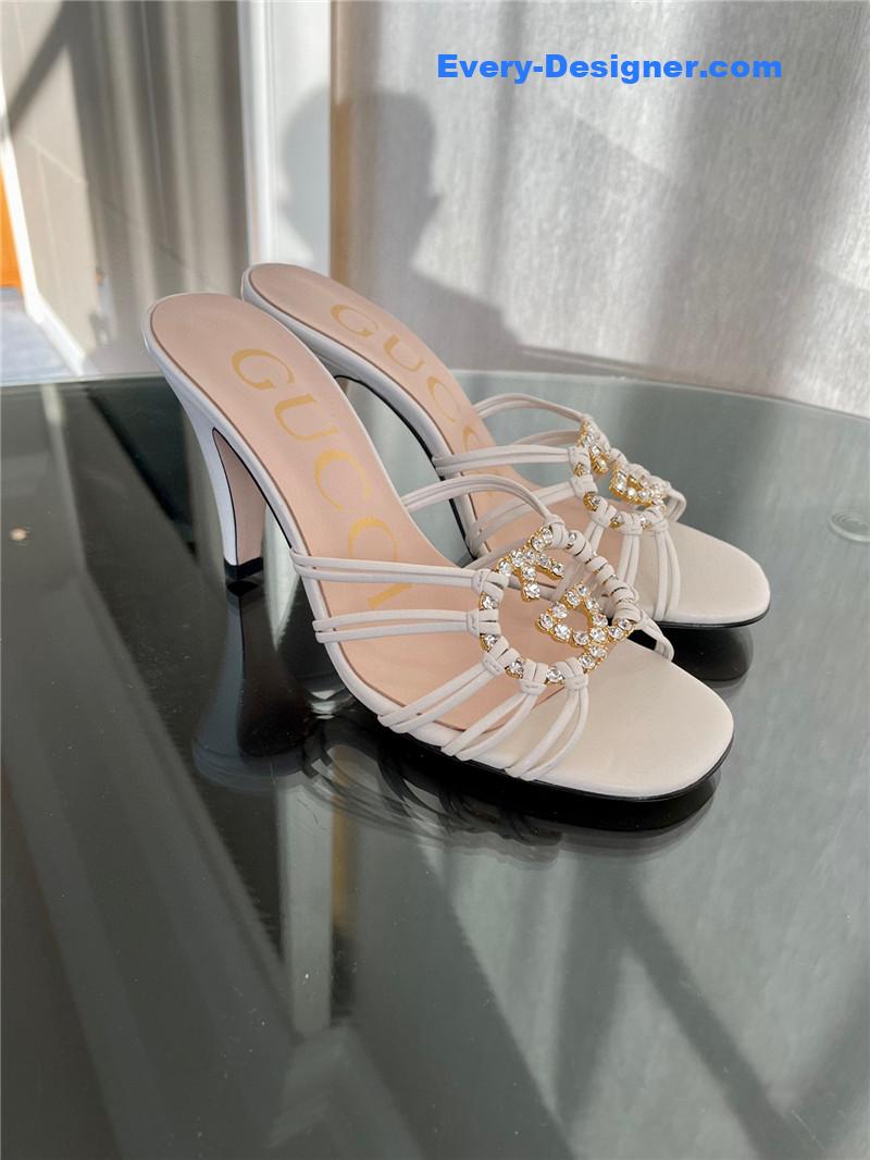 Gvc*1 new crystal embellished sandals and slippers