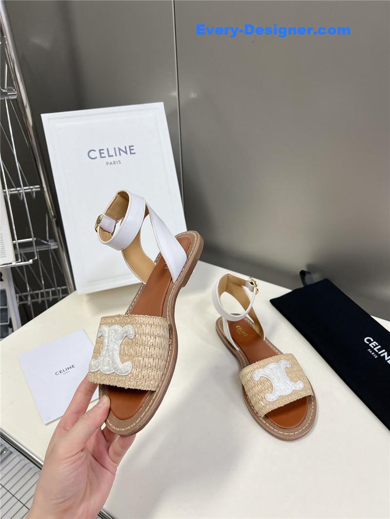 Ce1i*e logo flat sandals