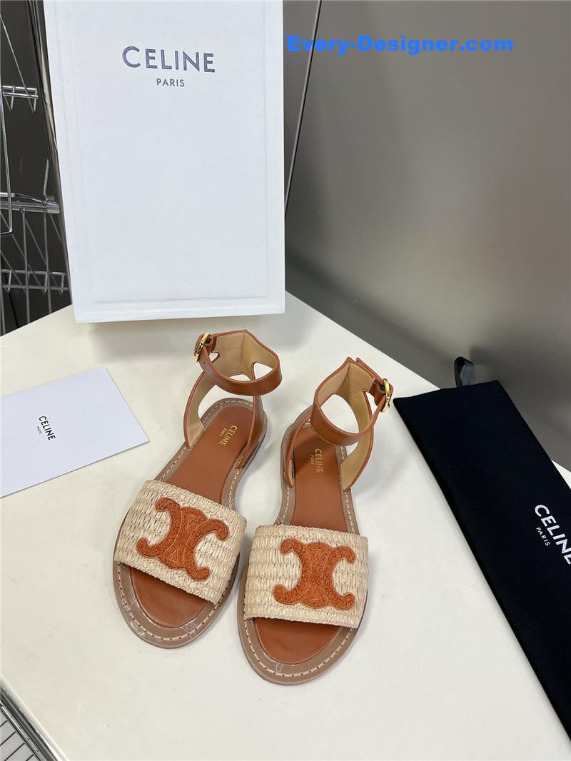 Ce1i*e logo flat sandals