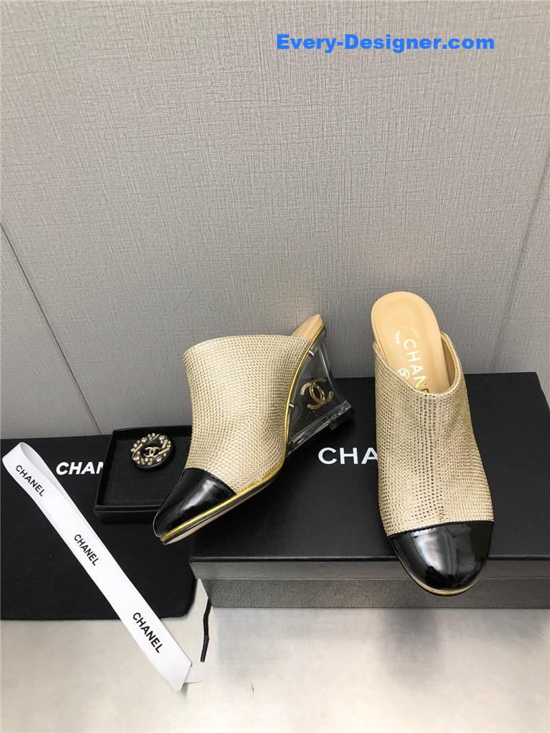 CC counter catwalk platform slippers