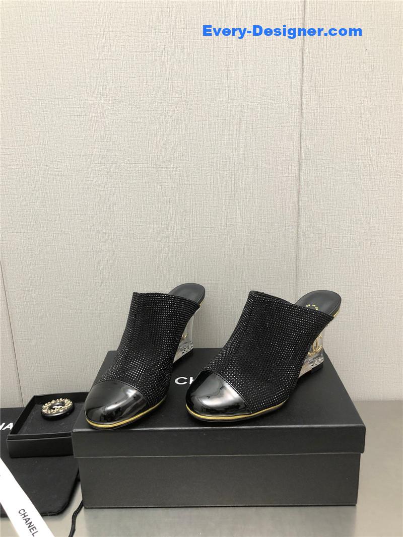 CC counter catwalk platform slippers