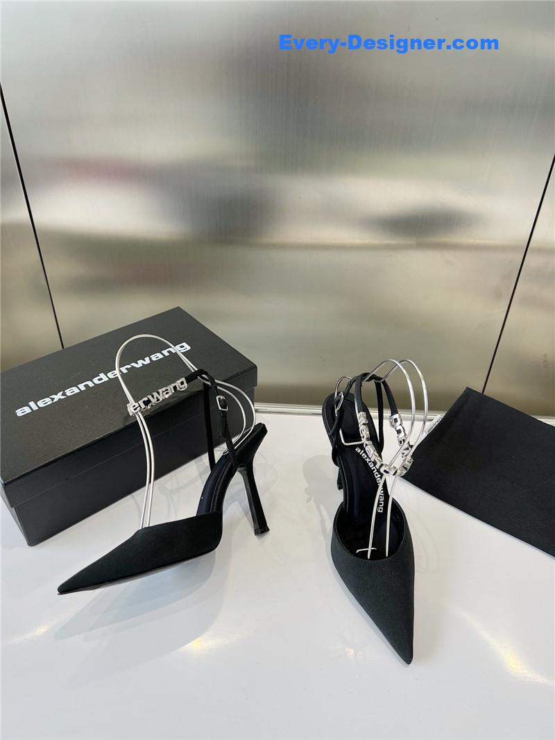 A1exa*der wang pointed back empty high heel sandals