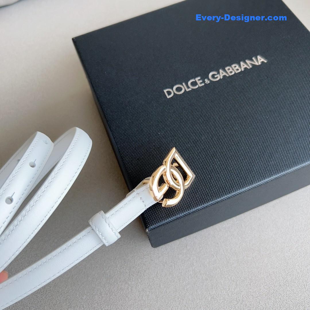 Dolce & Gabbana d&g Antique Gold Gancini Buckle Belt