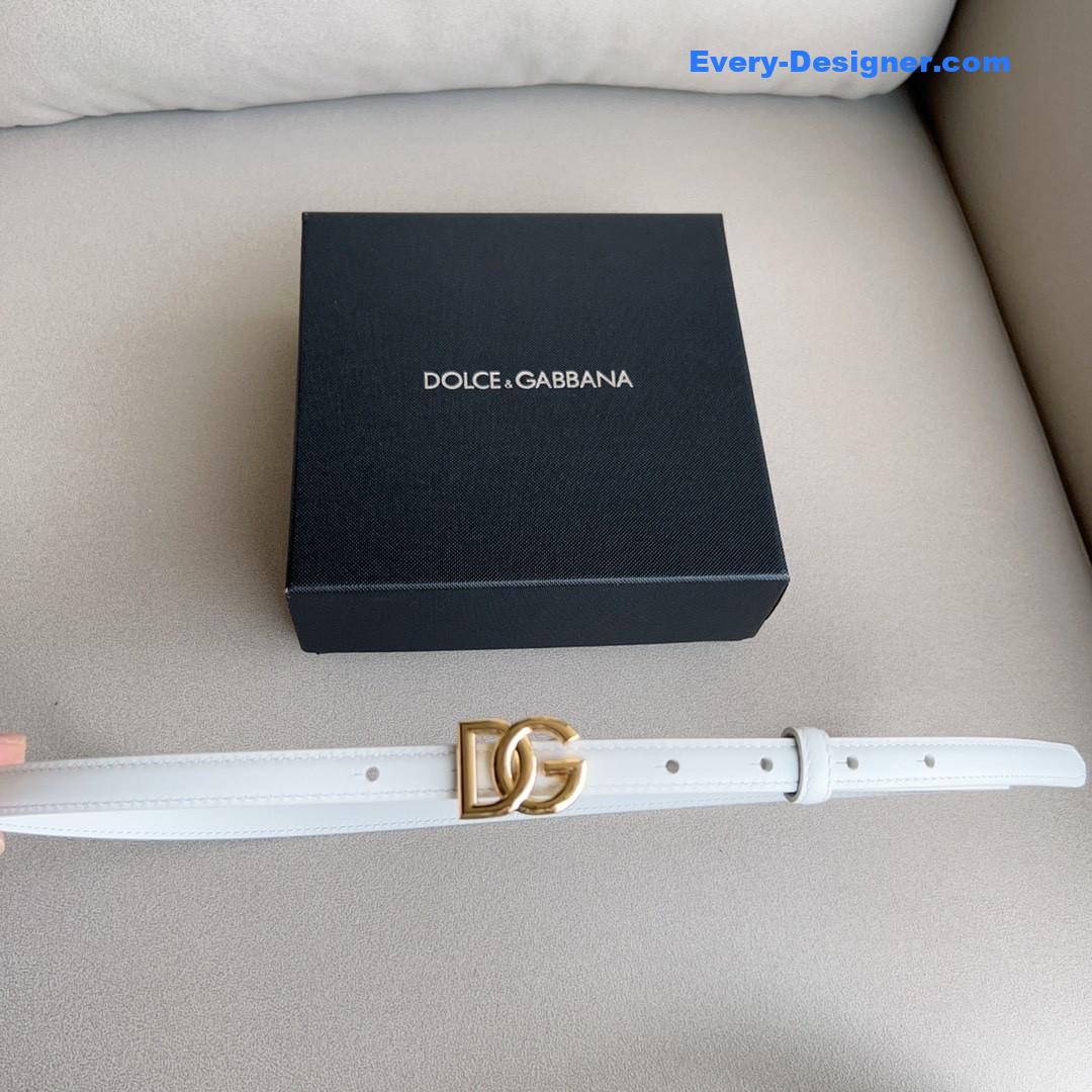 Dolce & Gabbana d&g Antique Gold Gancini Buckle Belt