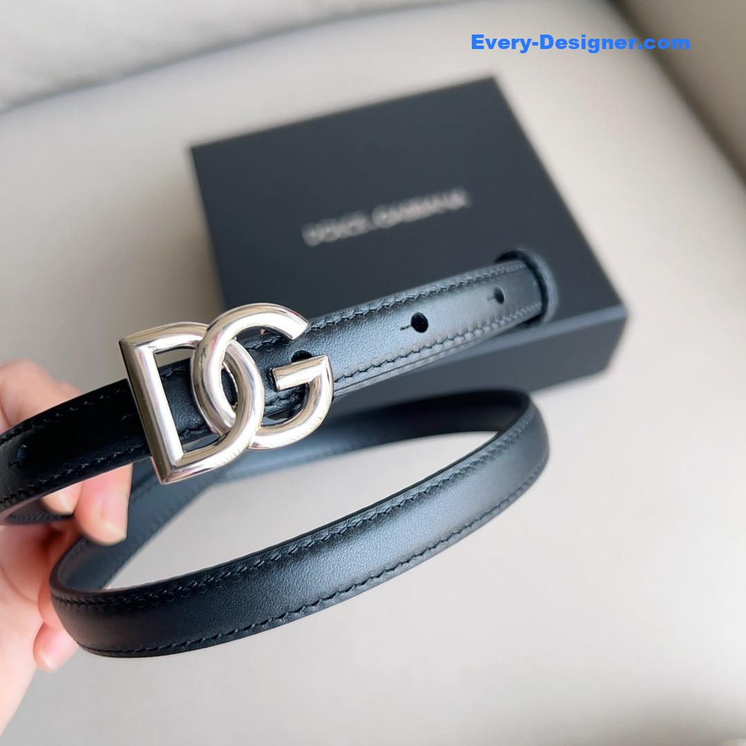 Dolce & Gabbana d&g Antique Gold Gancini Buckle Belt