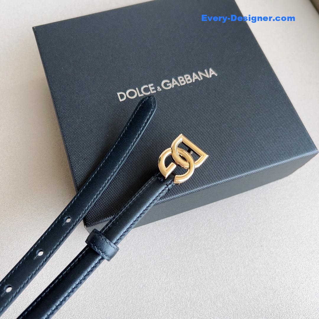 Dolce & Gabbana d&g Antique Gold Gancini Buckle Belt