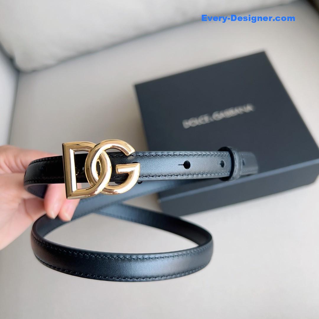 Dolce & Gabbana d&g Antique Gold Gancini Buckle Belt