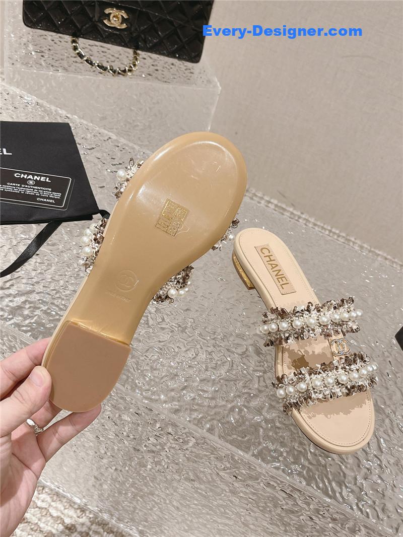 CC hot style double c sandals and slippers