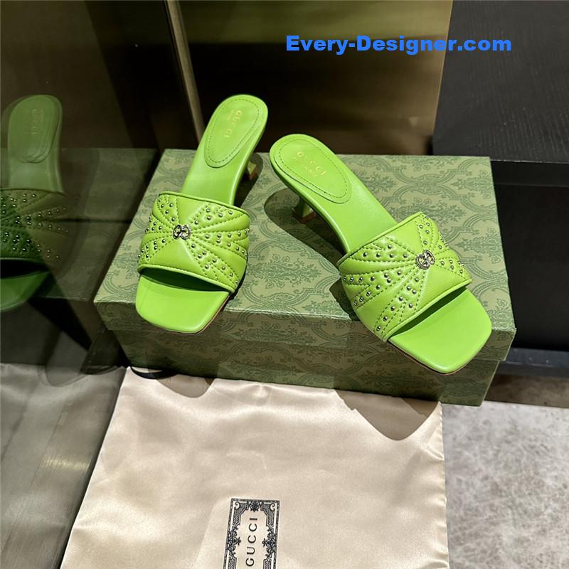 Gvc*1 high heel fish mouth sandals and slippers