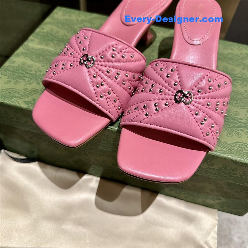 Gvc*1 high heel fish mouth sandals and slippers