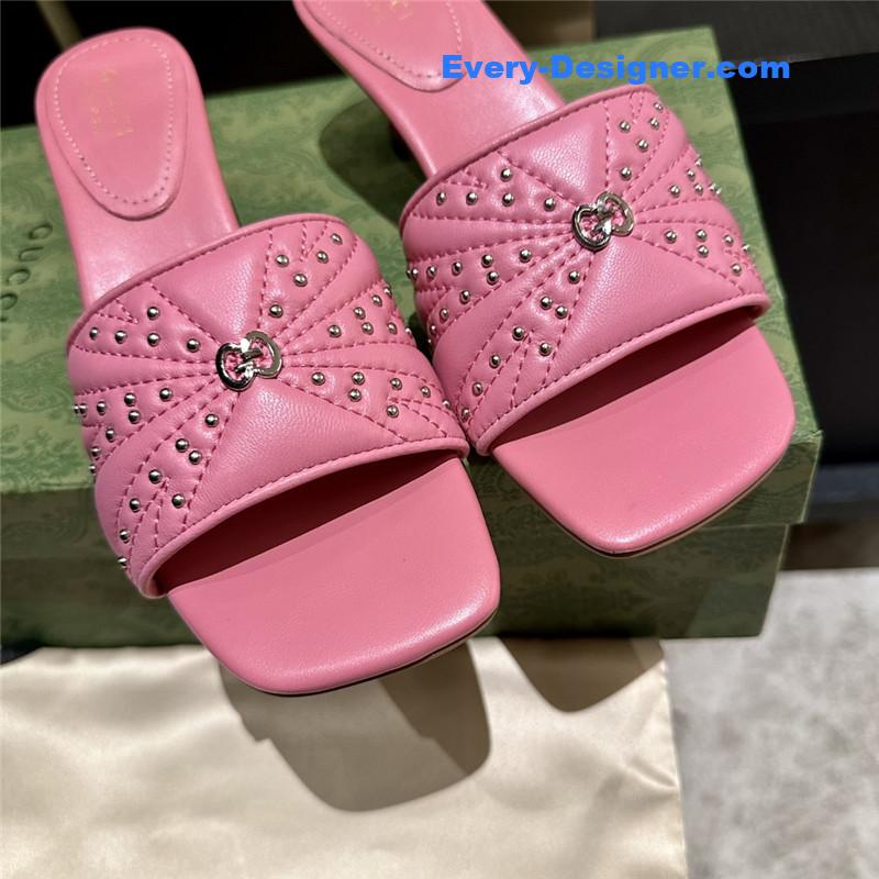 Gvc*1 high heel fish mouth sandals and slippers