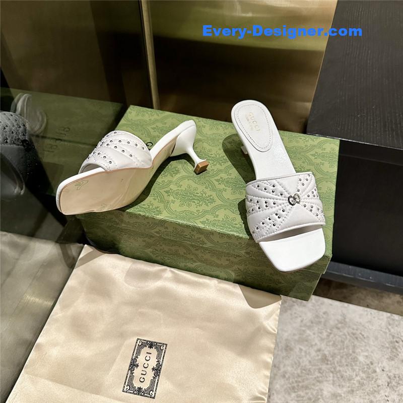 Gvc*1 high heel fish mouth sandals and slippers