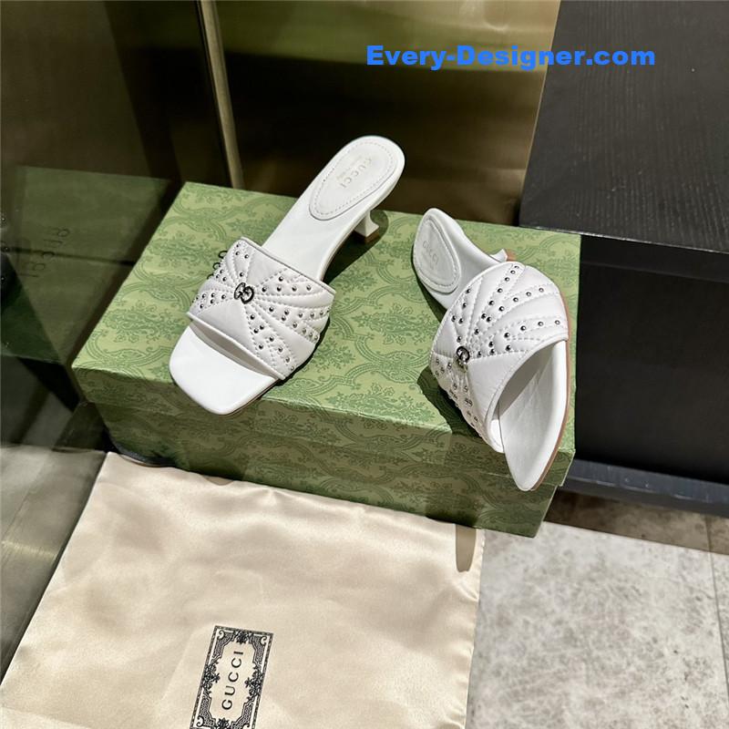 Gvc*1 high heel fish mouth sandals and slippers
