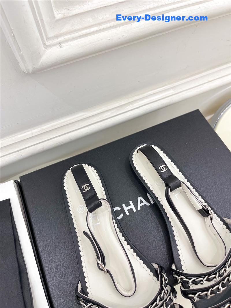 CC counter catwalk style chain sandals