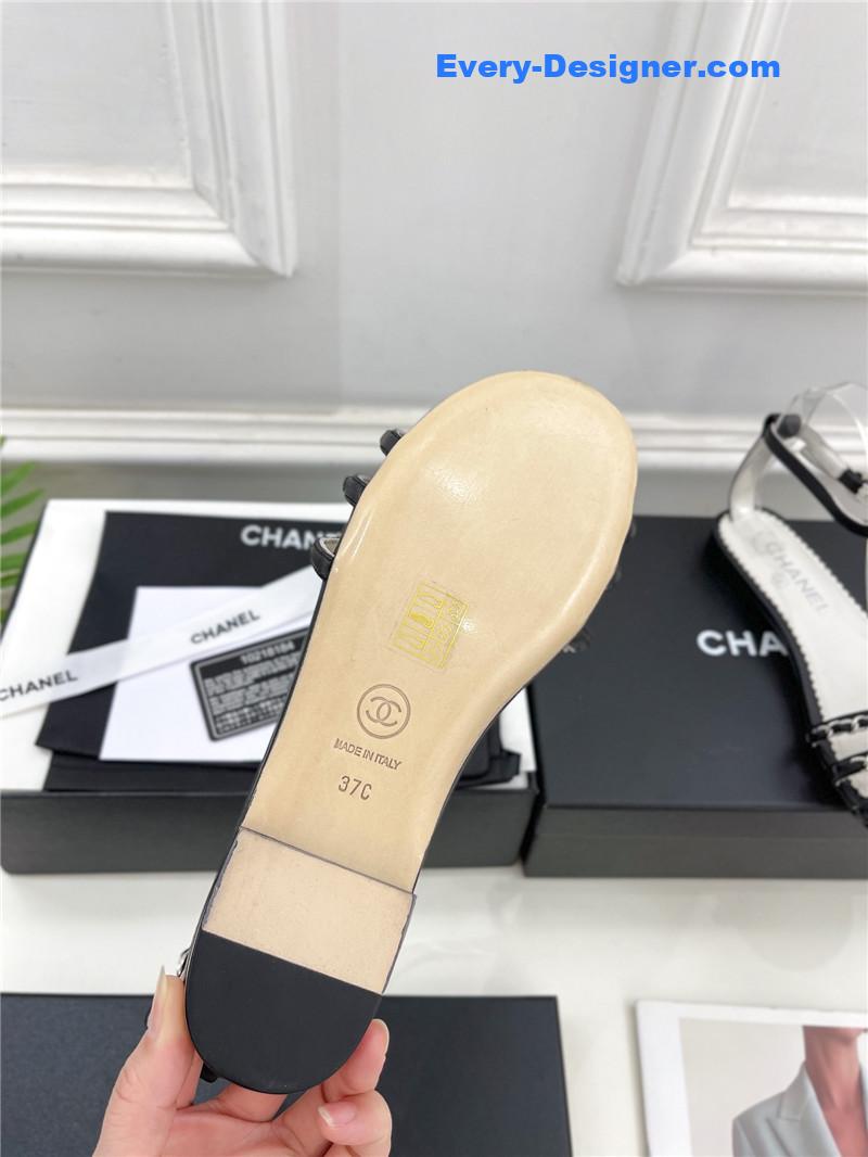 CC counter catwalk style chain sandals