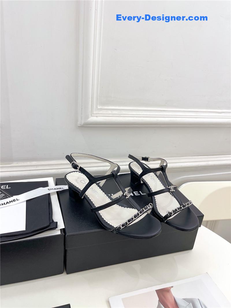 CC counter catwalk style chain sandals