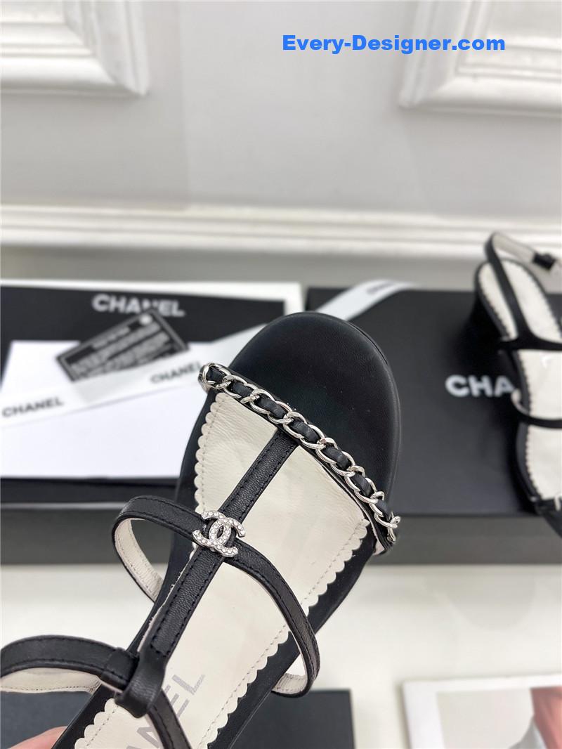 CC counter catwalk style chain sandals