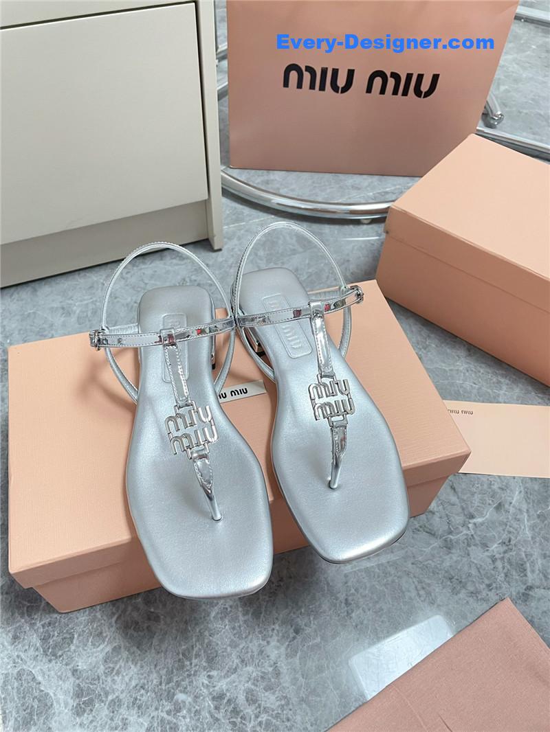 M1um1u spring and summer catwalk new sandals