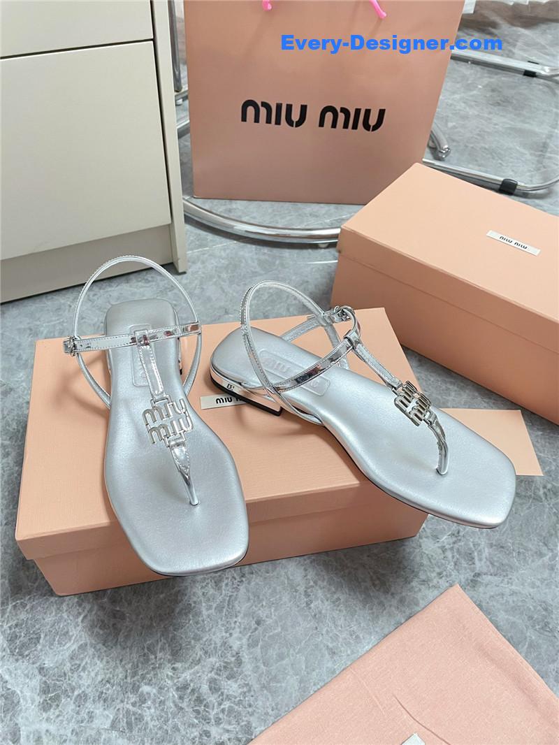 M1um1u spring and summer catwalk new sandals