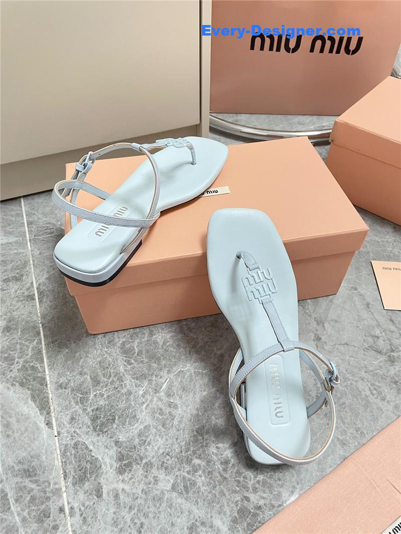 M1um1u spring and summer catwalk new sandals