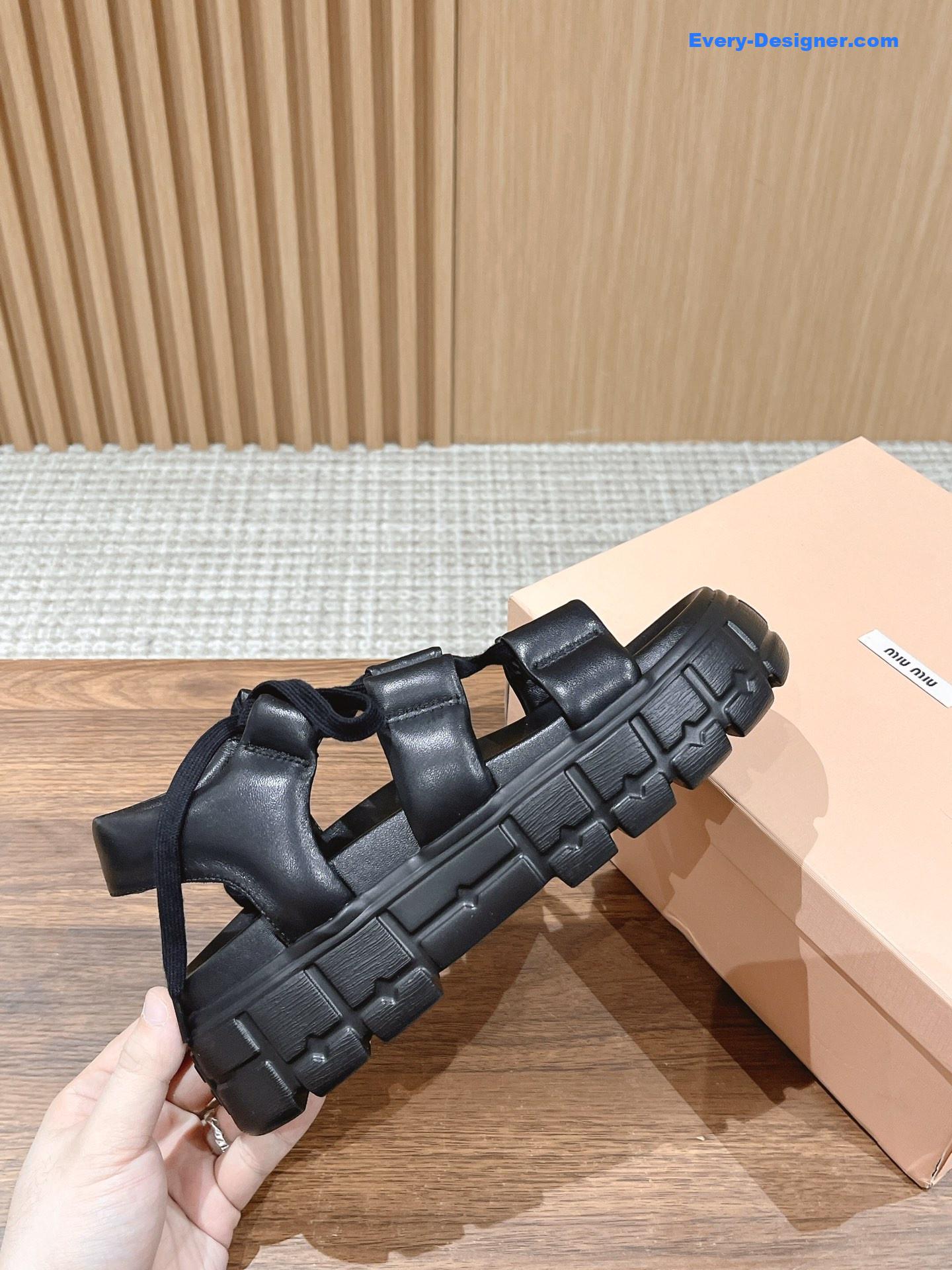 M1um1u spring and summer new casual strappy sandals