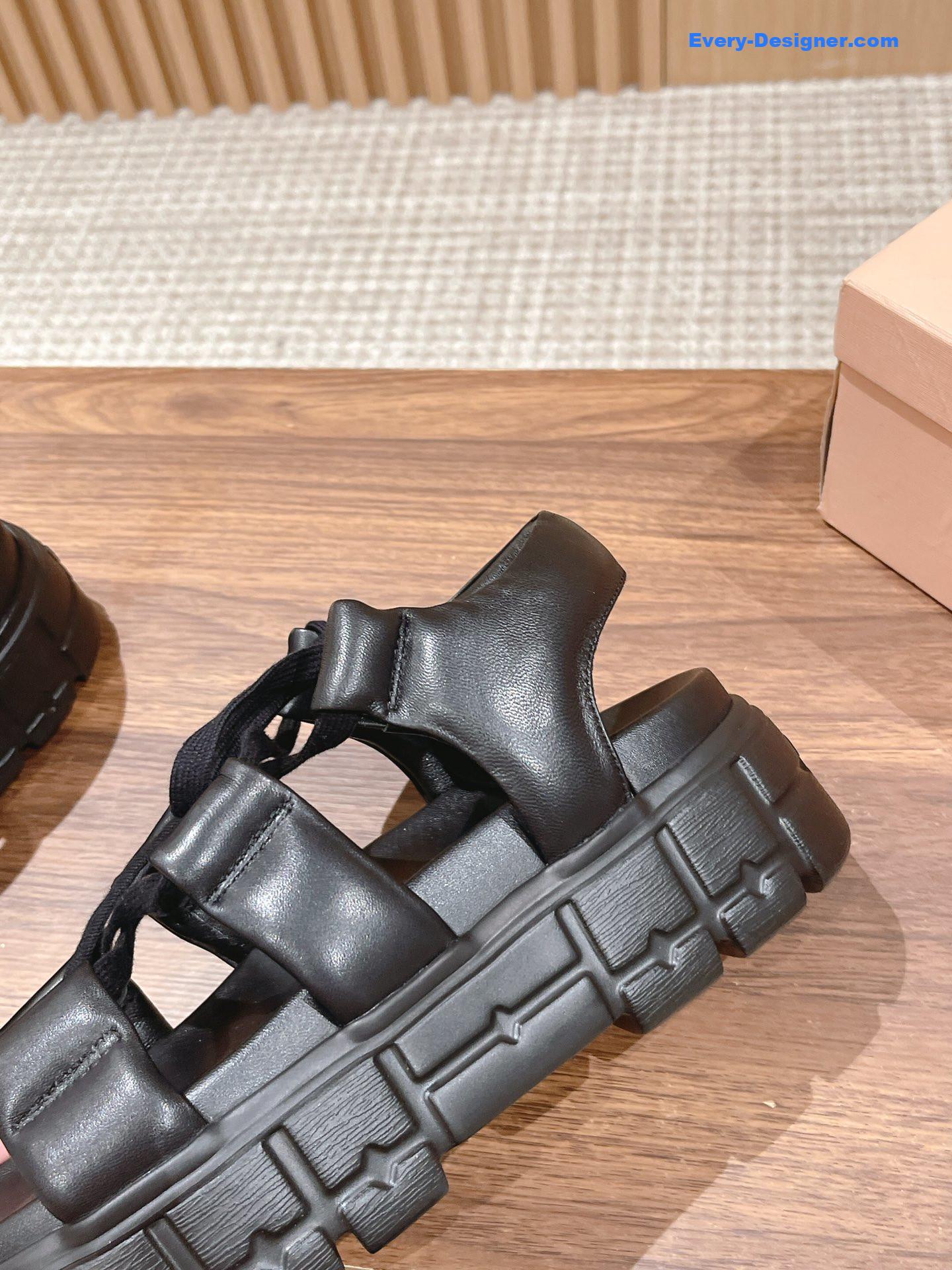 M1um1u spring and summer new casual strappy sandals