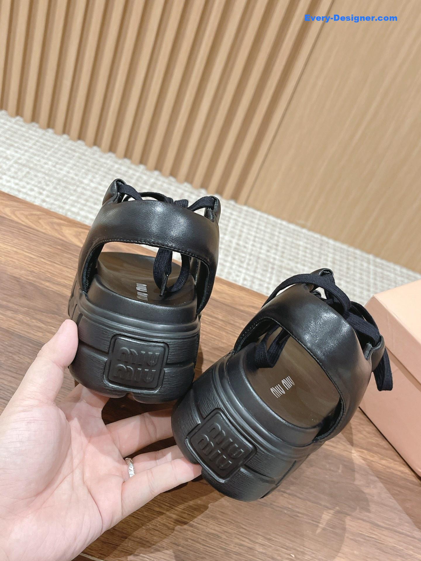 M1um1u spring and summer new casual strappy sandals