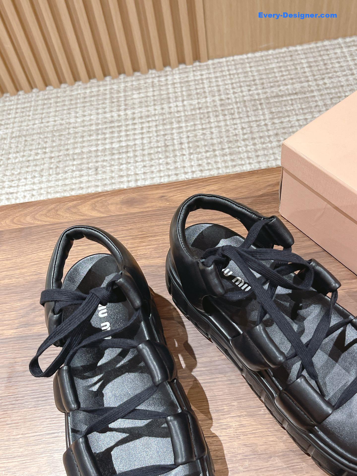M1um1u spring and summer new casual strappy sandals