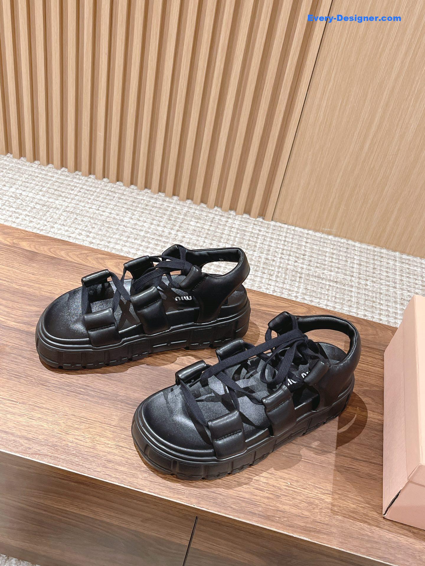 M1um1u spring and summer new casual strappy sandals