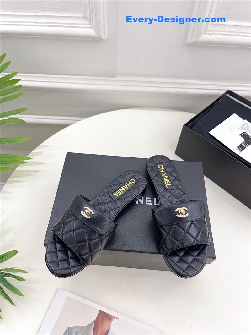CC counter classic double C buckle slippers