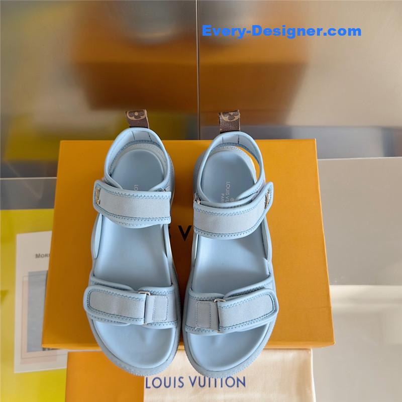 l0vis Vvtt0n lv velcro polka dot sandals