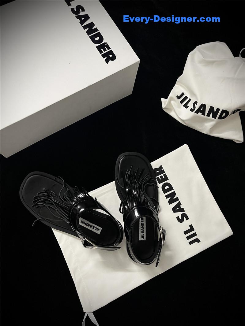 jil sander fashion tassel sandals