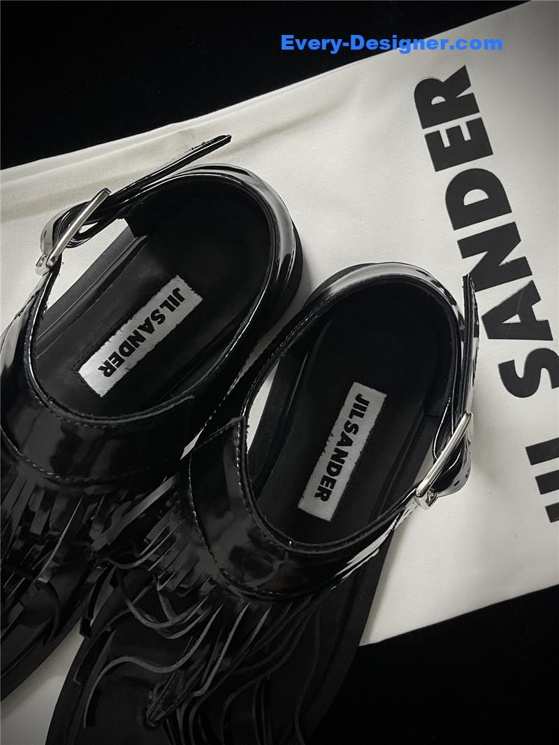 jil sander fashion tassel sandals