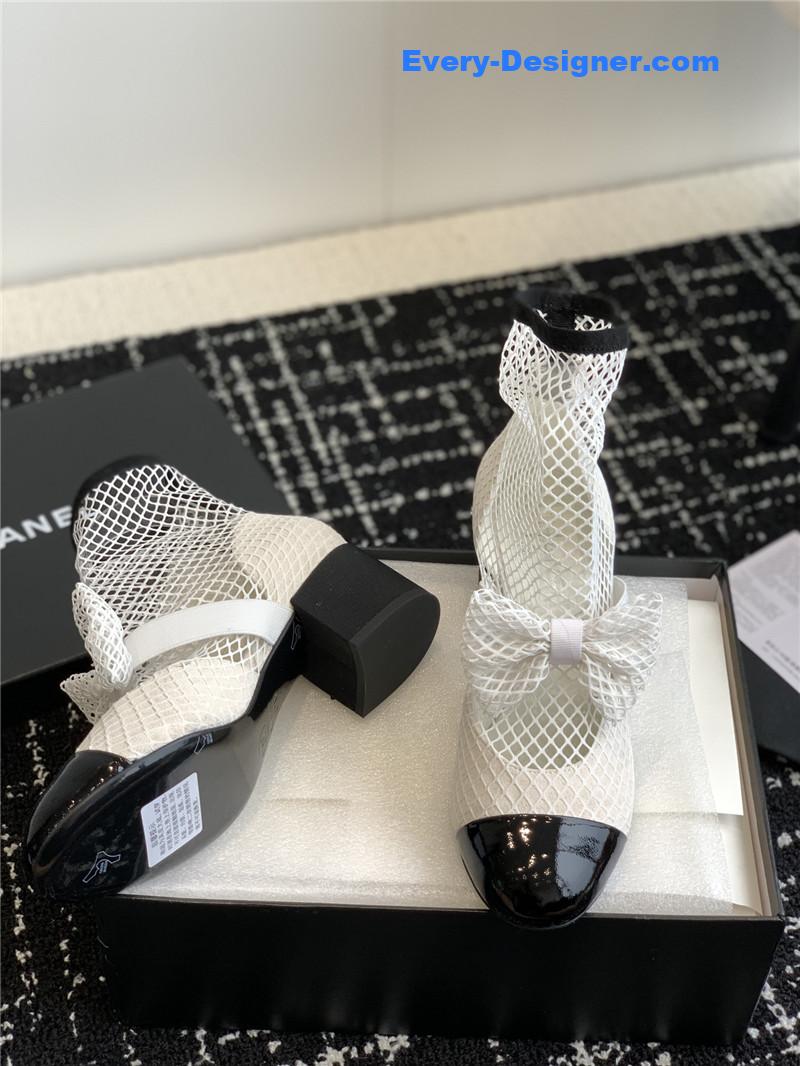 CC new Mary Jane mesh drill boots