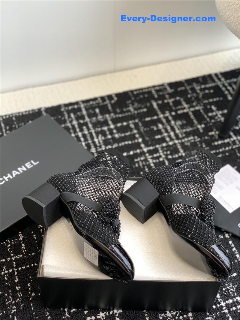 CC new Mary Jane mesh drill boots