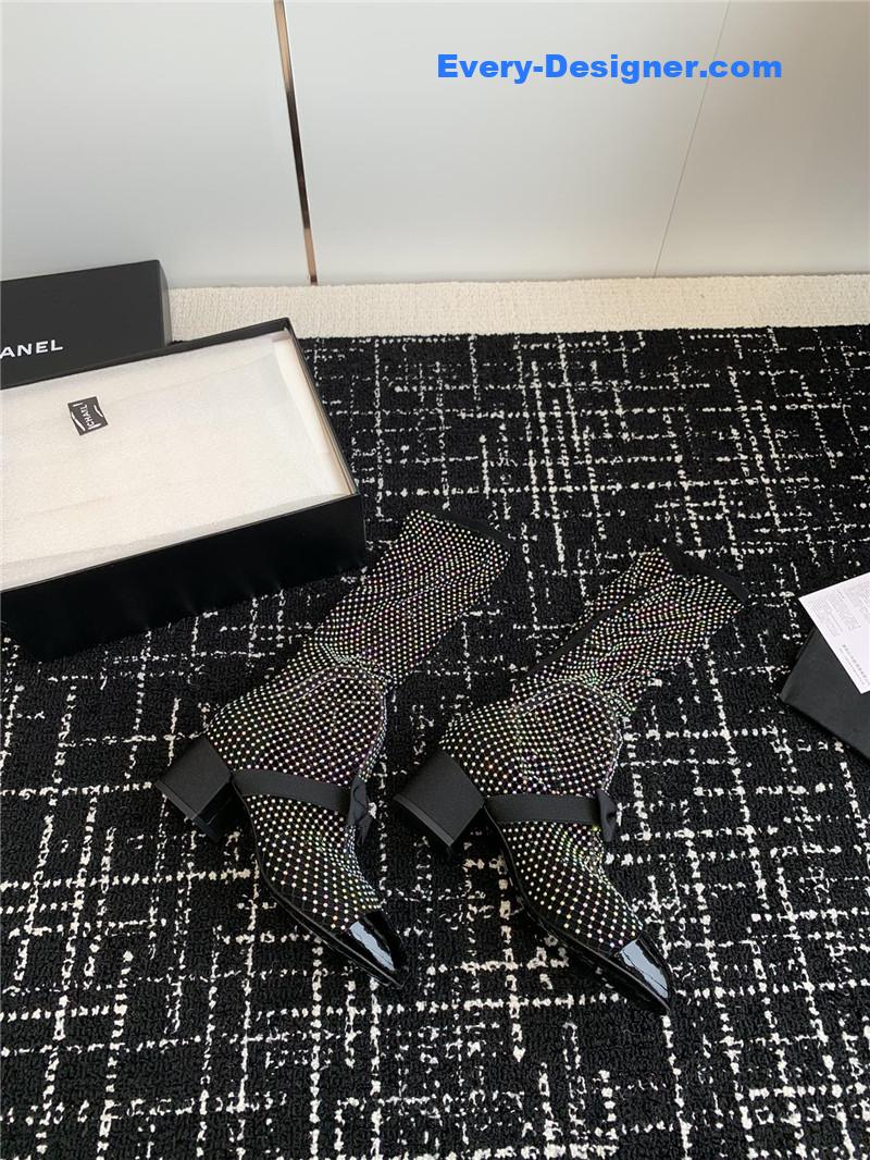 CC new Mary Jane mesh drill boots