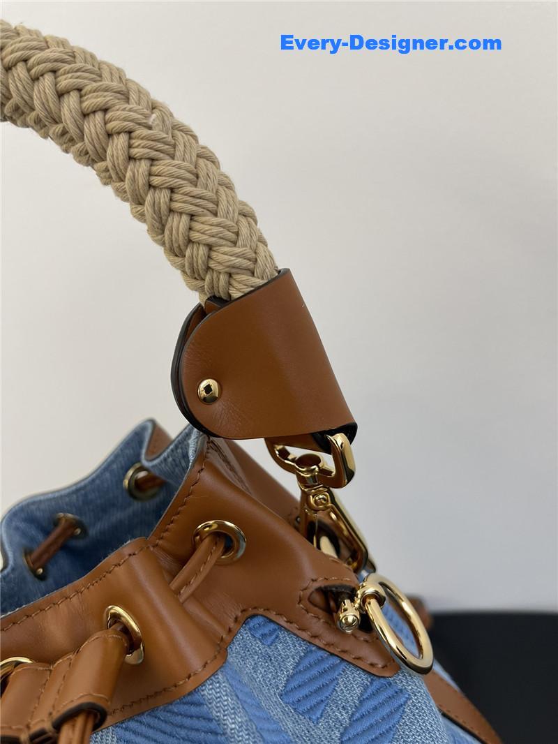 F**di denim bucket bag