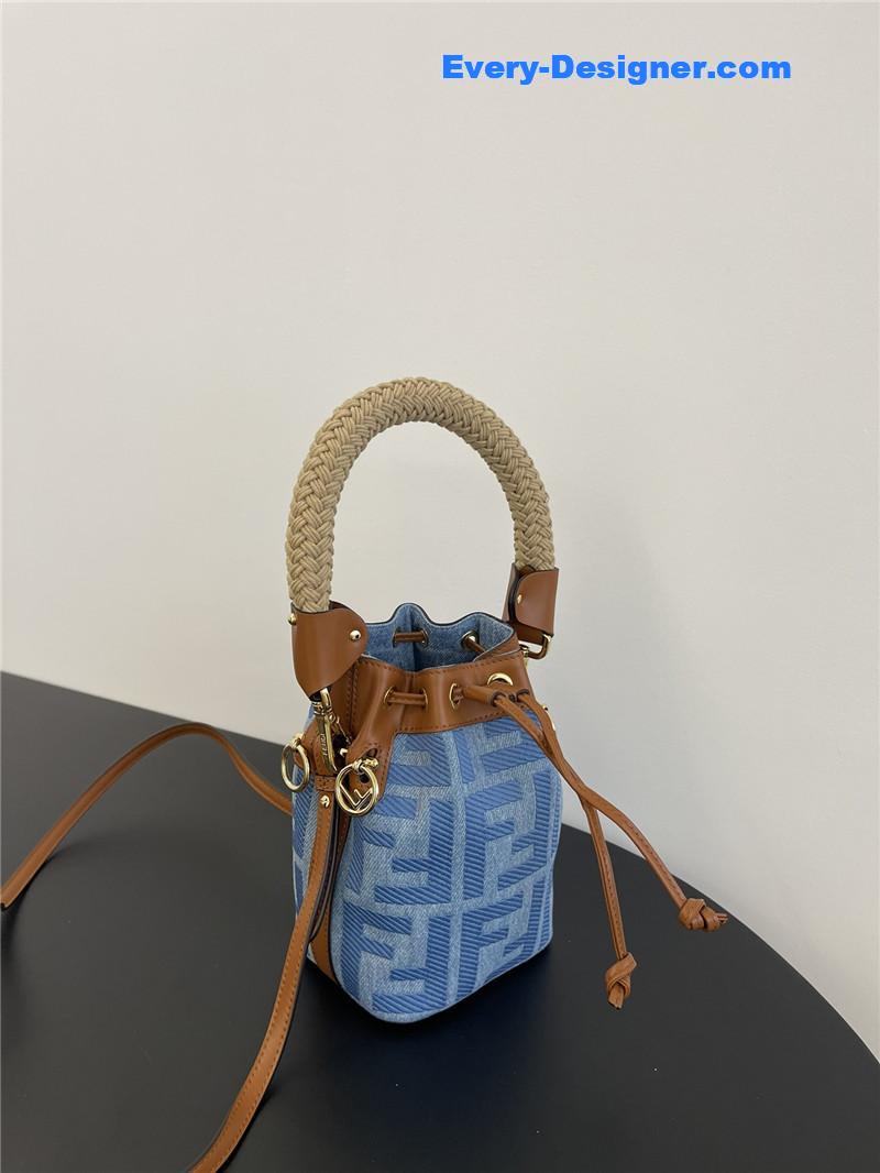 F**di denim bucket bag