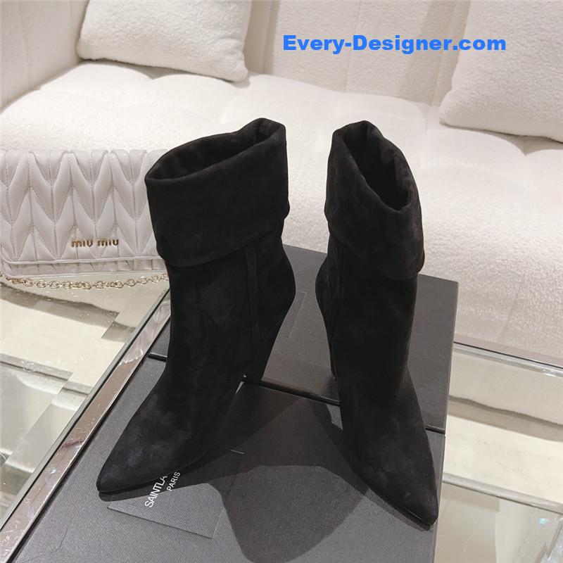 Y51 side pull boots ankle boots