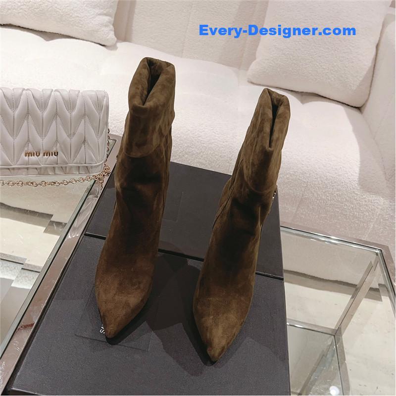 Y51 side pull boots ankle boots