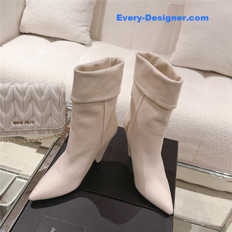 Y51 side pull boots ankle boots
