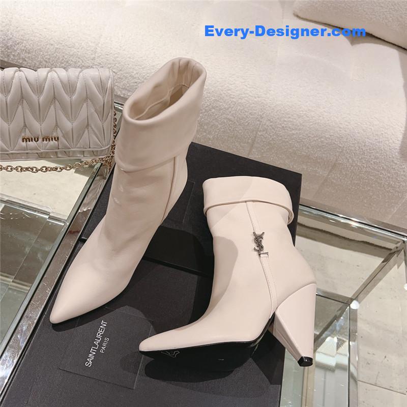 Y51 side pull boots ankle boots