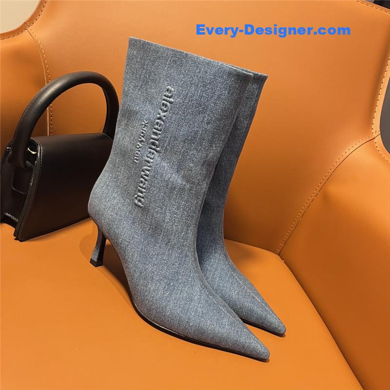 A1exa*der wang aw carter cowboy pointed ankle boots