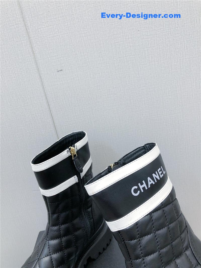 CC classic c embroidery ankle boots