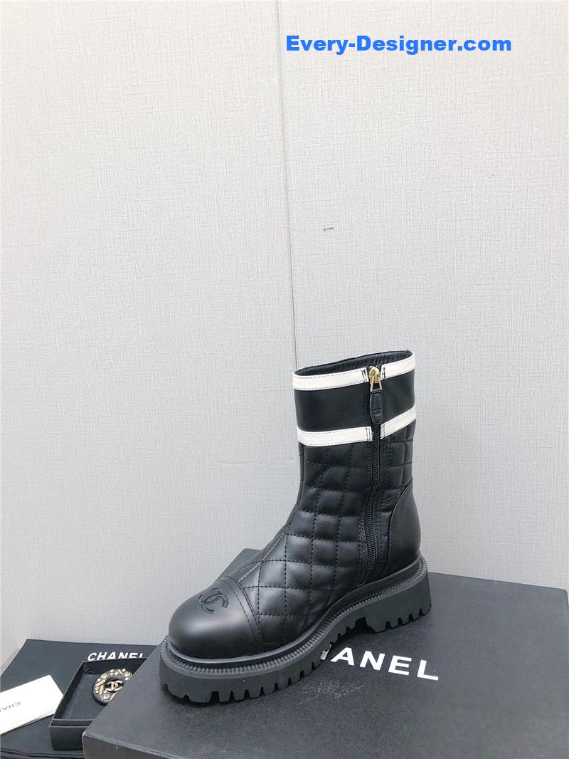 CC classic c embroidery ankle boots