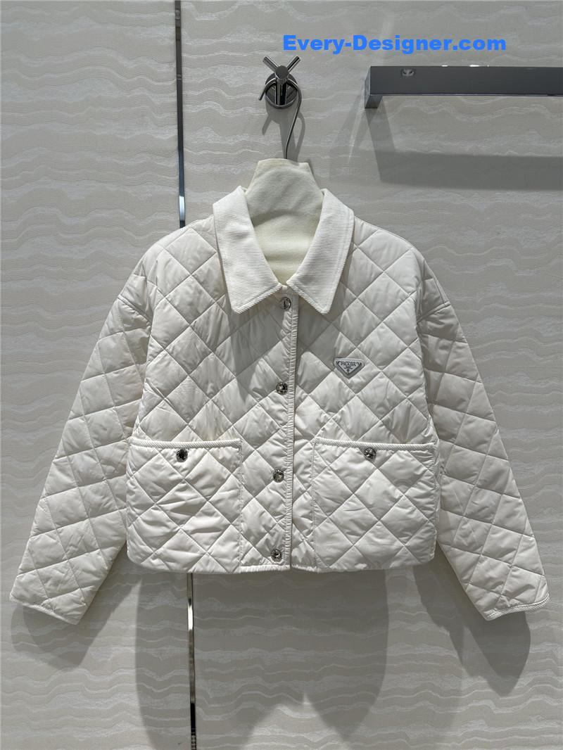 pra*a D1am0nd quilted jacket