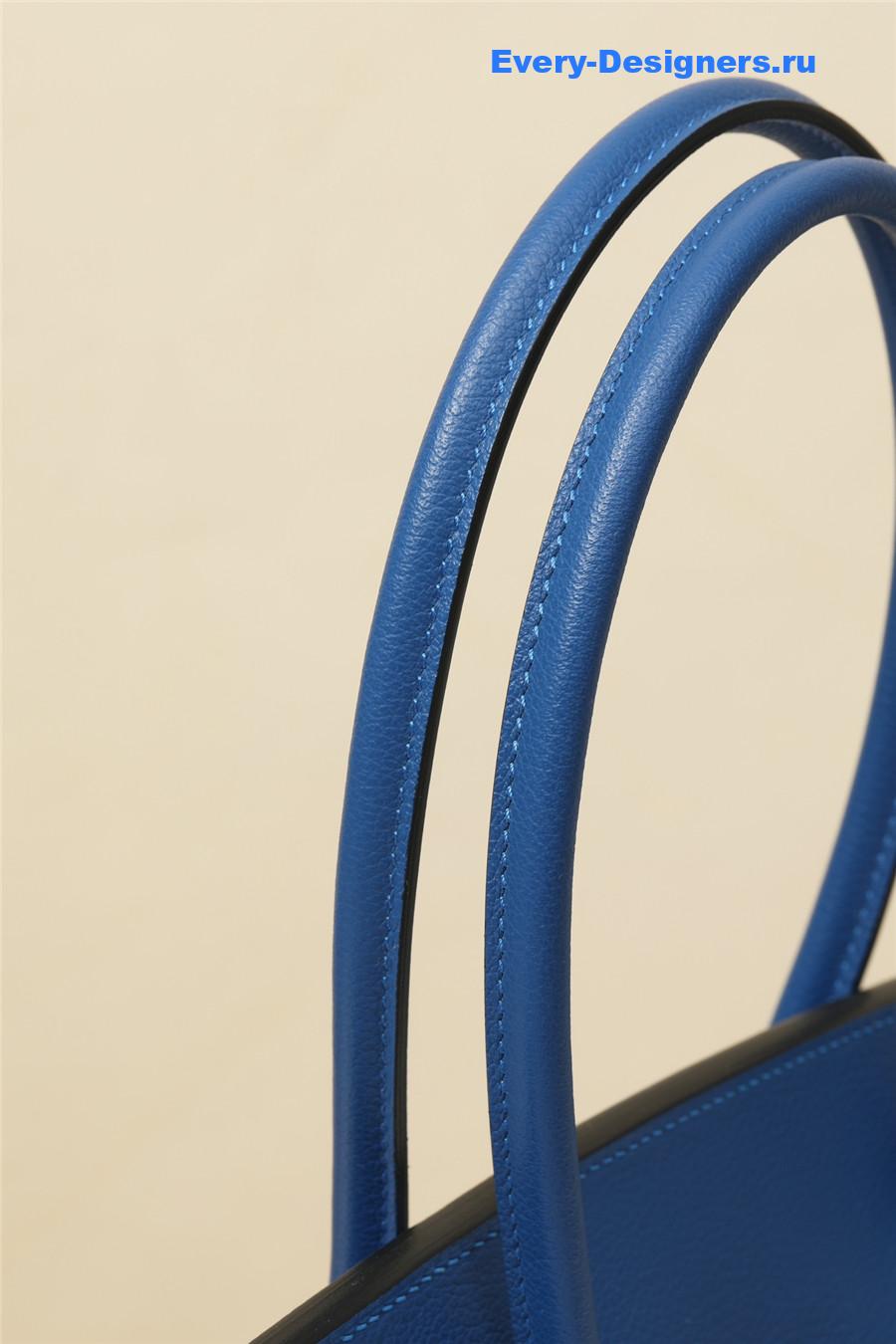 H**me5 shoulder birkin bag blue