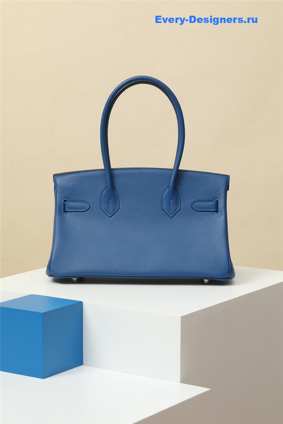 H**me5 shoulder birkin bag blue