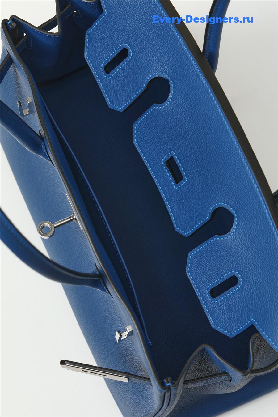 H**me5 shoulder birkin bag blue